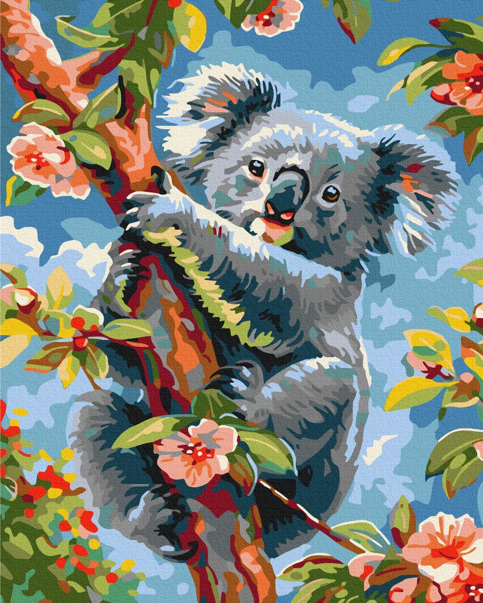Коала у квітах (BS53988)
