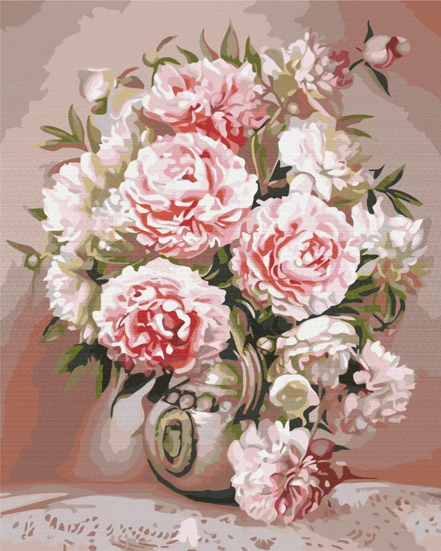 Ваза з піонами (BS51372)