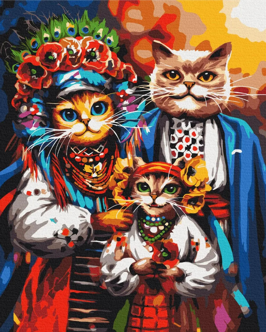Сімя котиків-козаків ©Маріанна Пащук (BS53690)