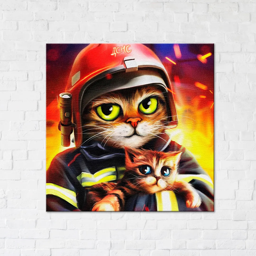 Котик ДСНС ©marysha_art (CN53236S)