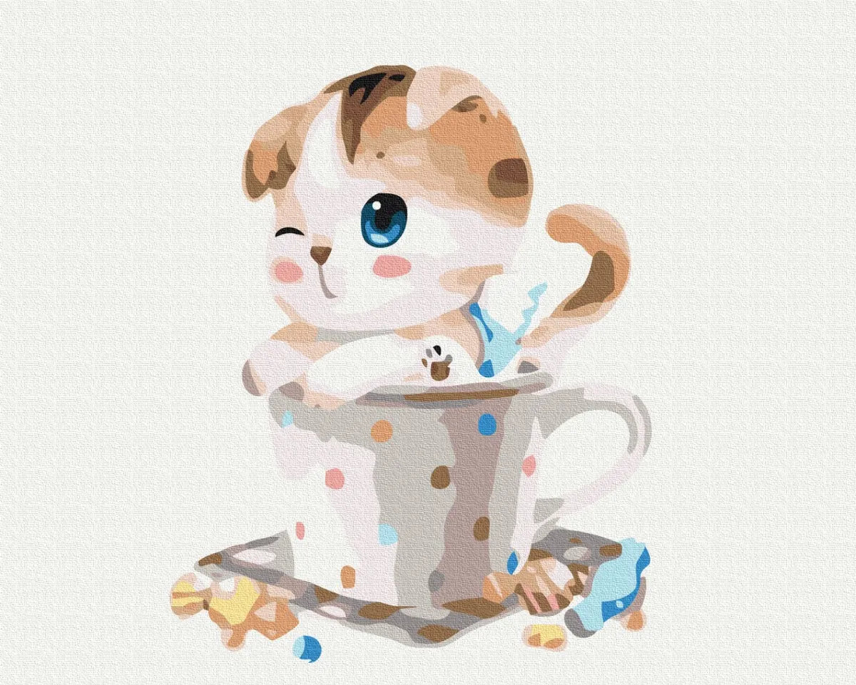 Кошеня в чашці (BS8395)