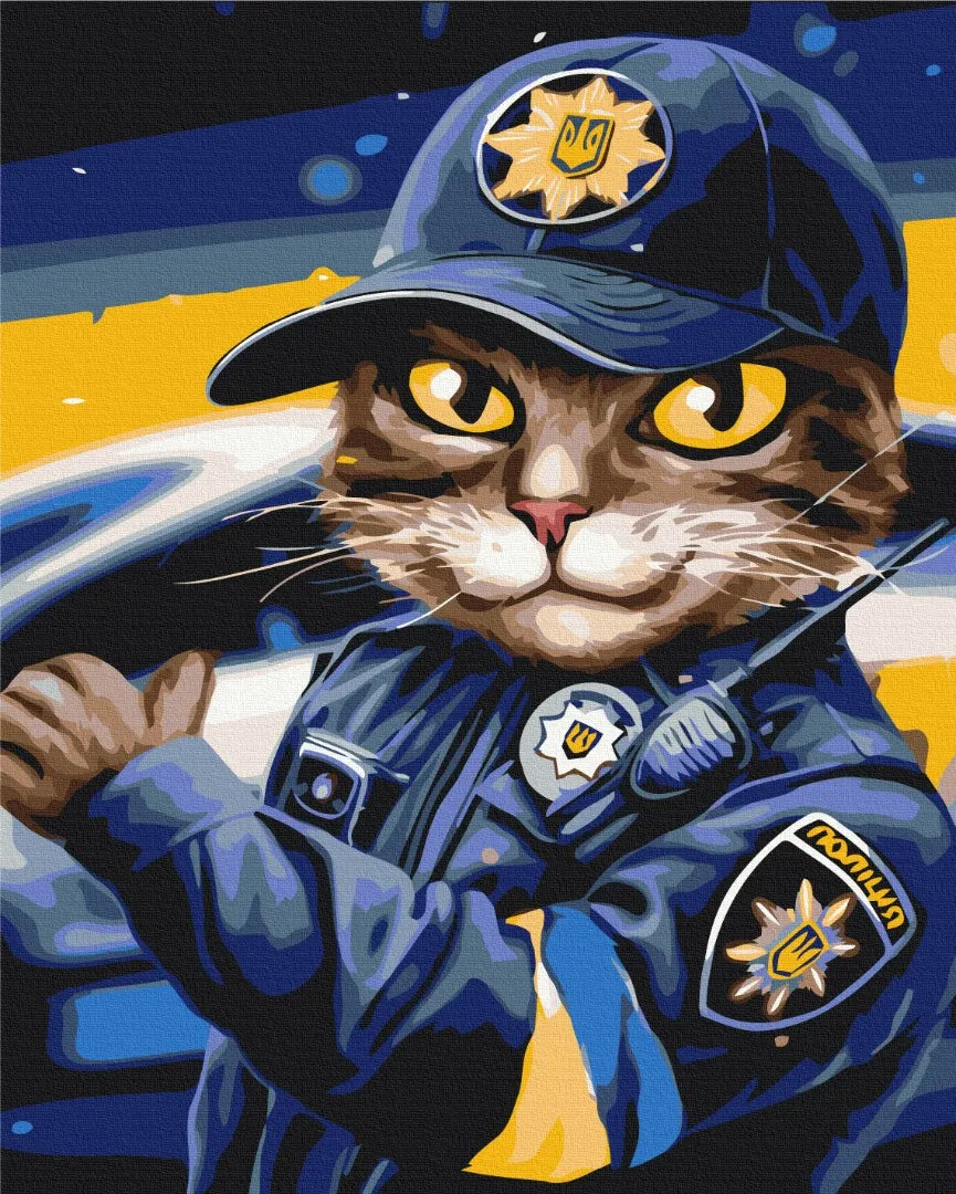 Котик поліцейський ©Маріанна Пащук (BS53237)