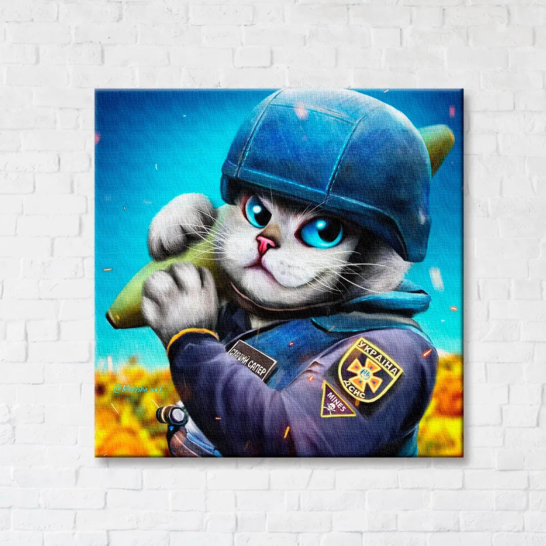 Котик сапер ©Маріанна Пащук (CN53249S)