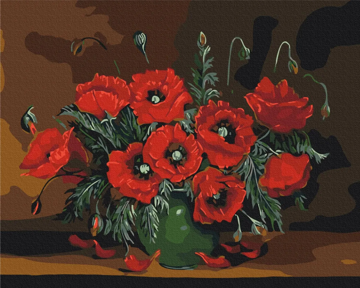 Натюрморт з маками (BS51397)