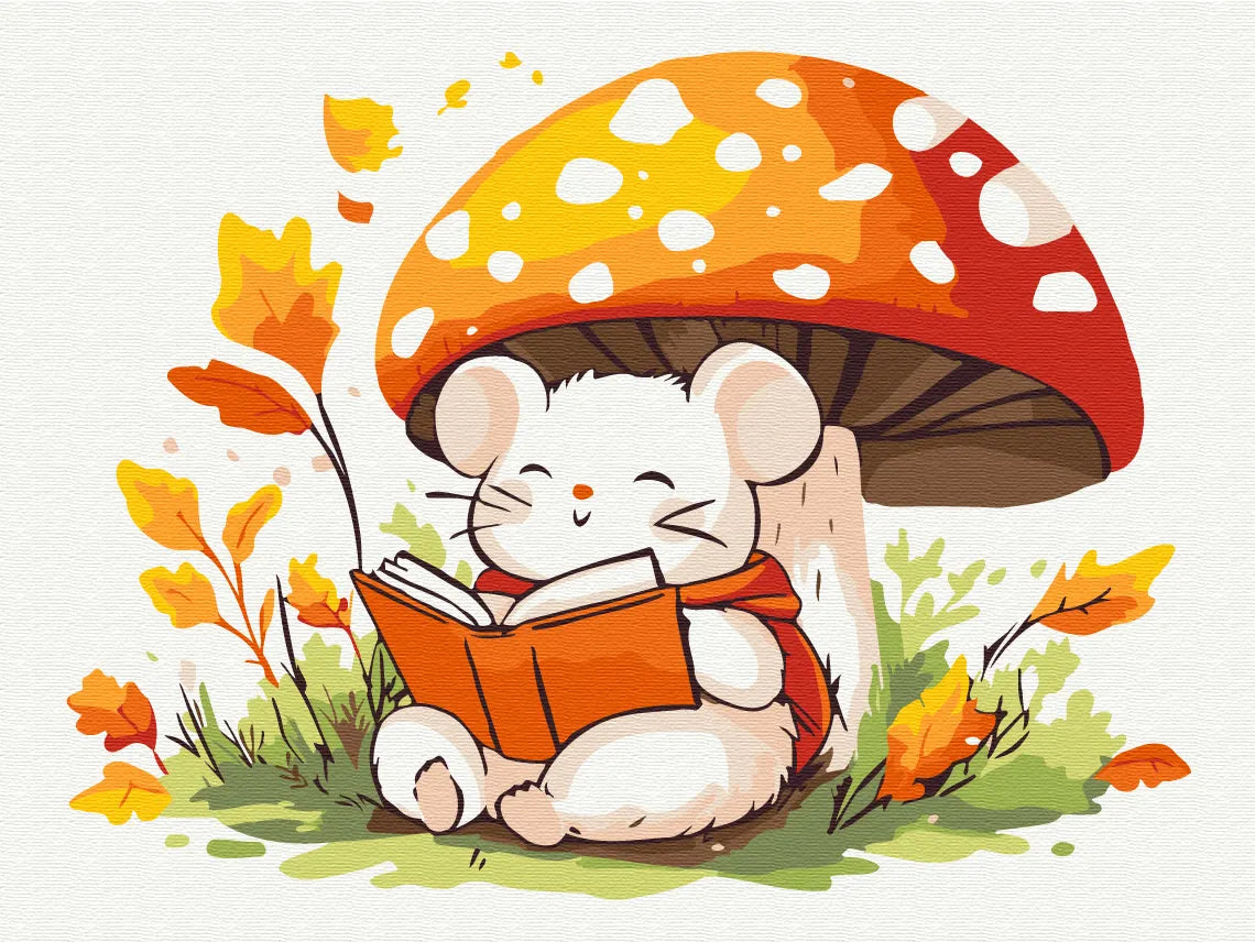 Мишеня з книжечкою (KBS0172)