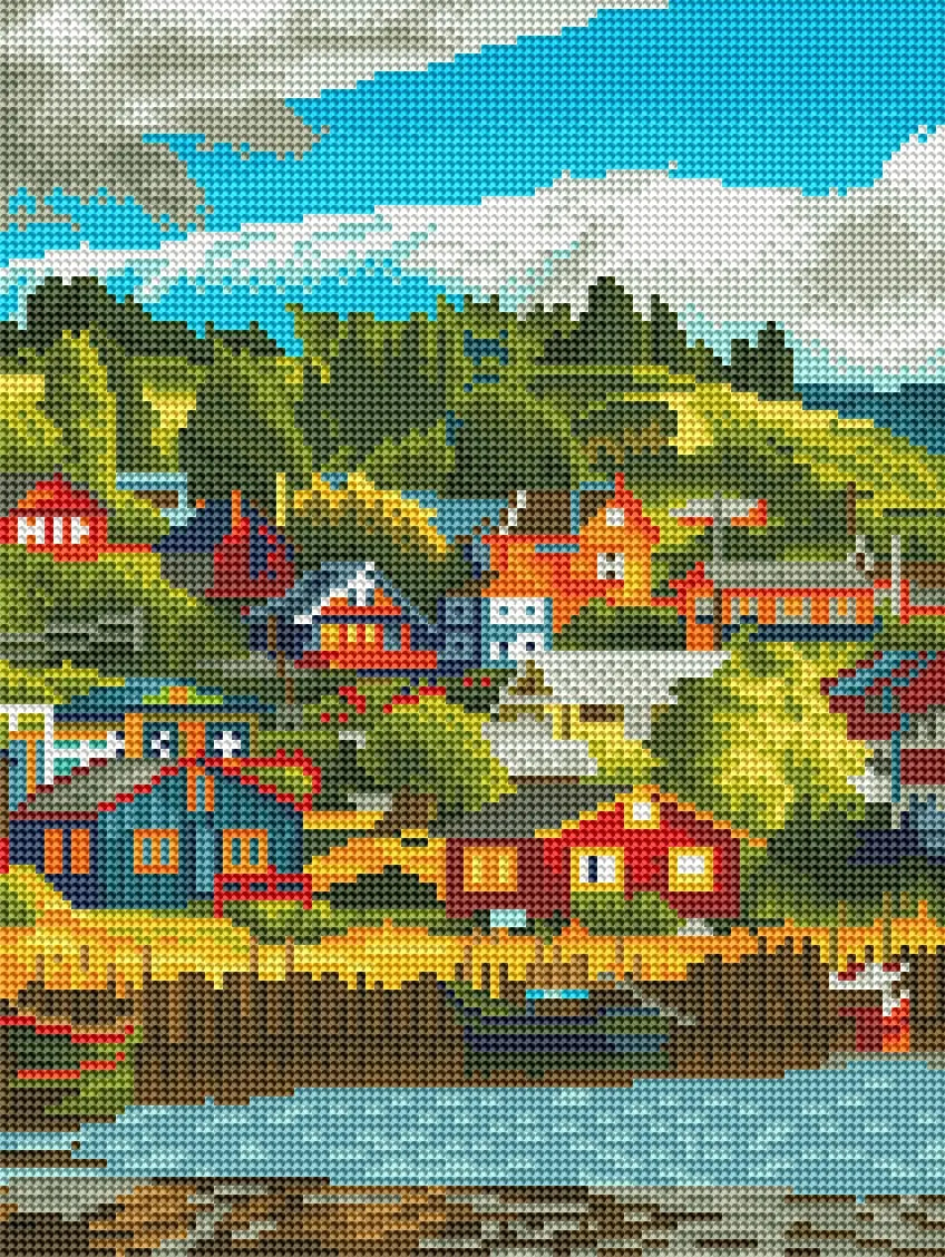 Селище біля озера (RDBS7013)