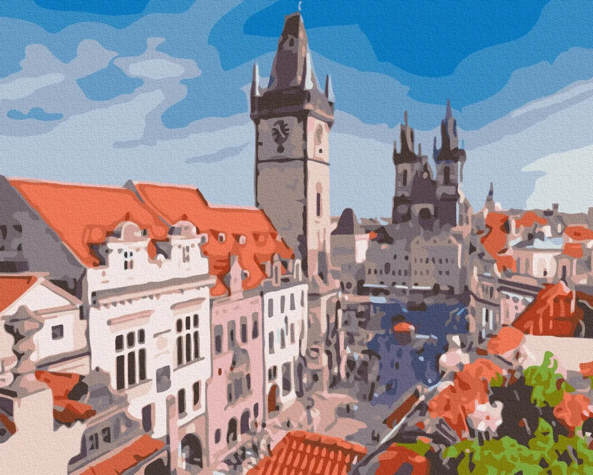 Вид на чарівну Прагу (BS51647)