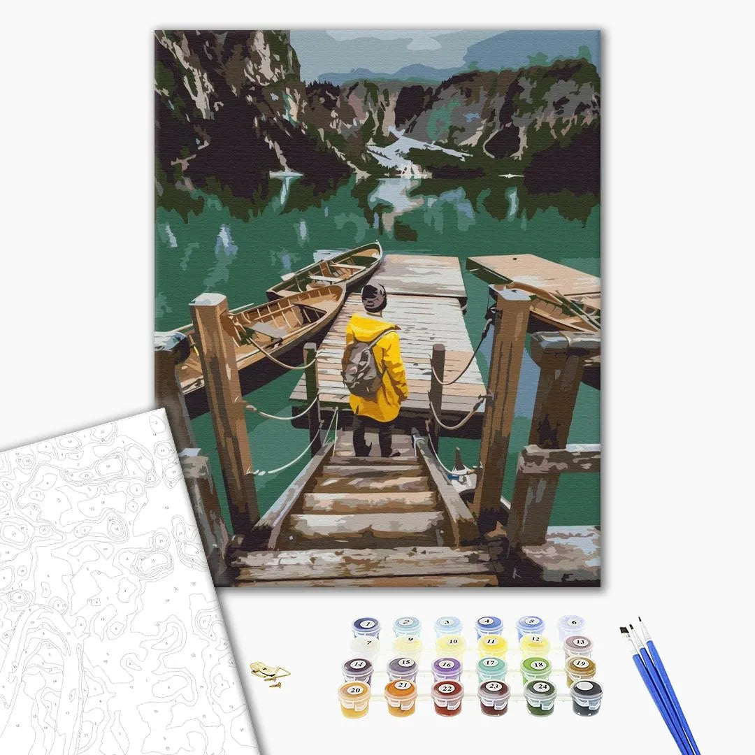 Мандрівник на озері Брайес (BS52565)