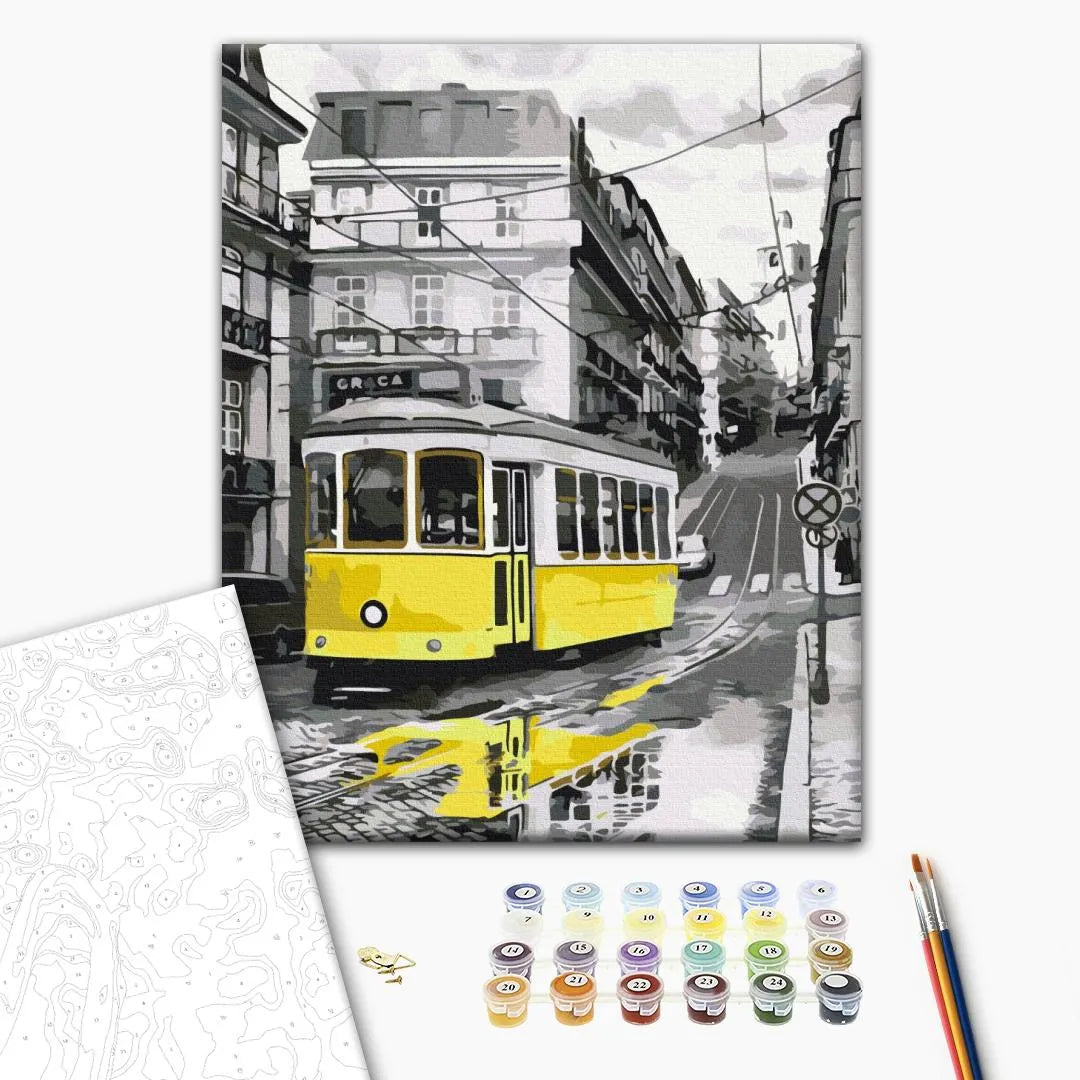 Жовтий трамвай (BS52687)