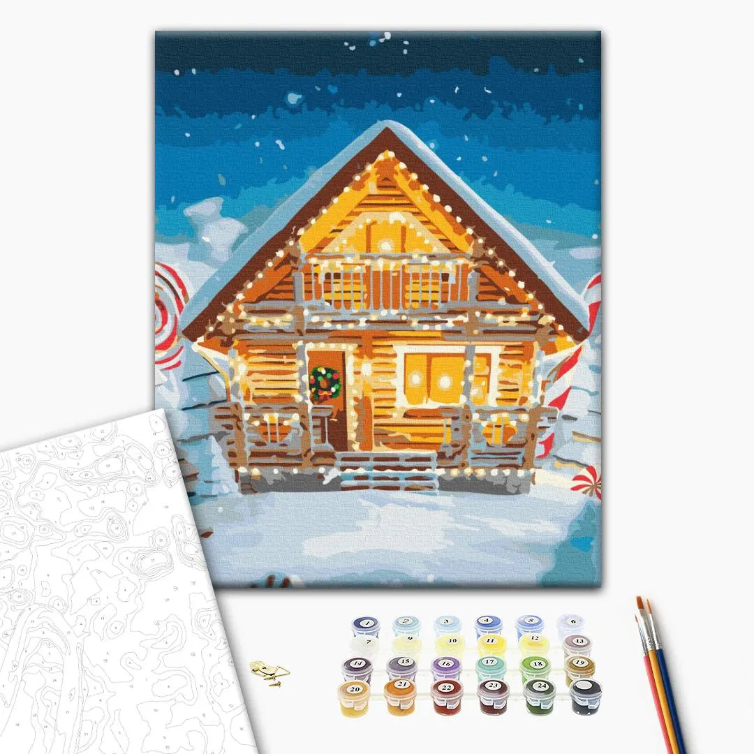 Казковий новорічний будиночок (BS52782)