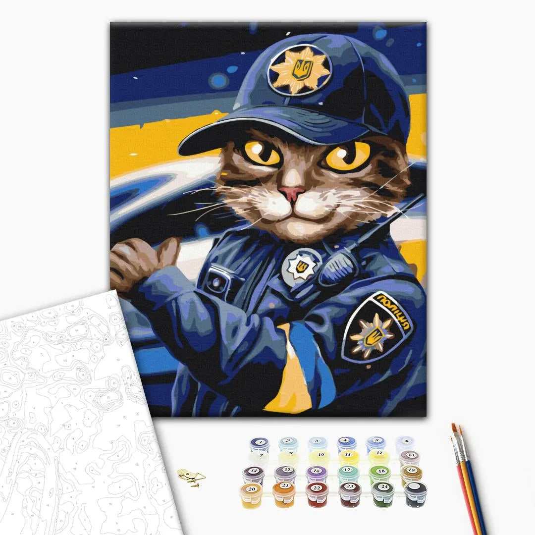 Котик поліцейський ©Маріанна Пащук (BS53237)