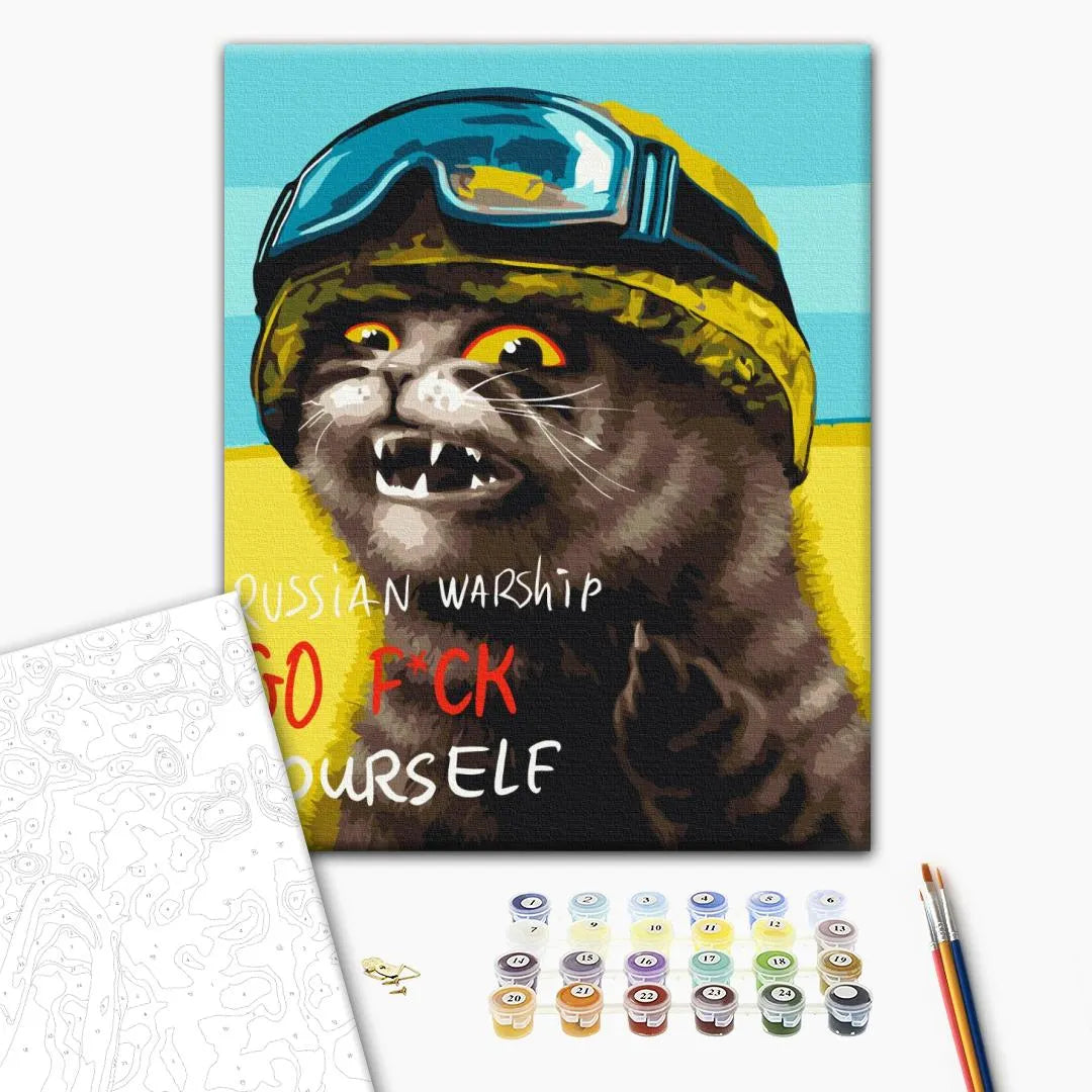 Котик напрямком для корабля ©Маріанна Пащук (BS53250)