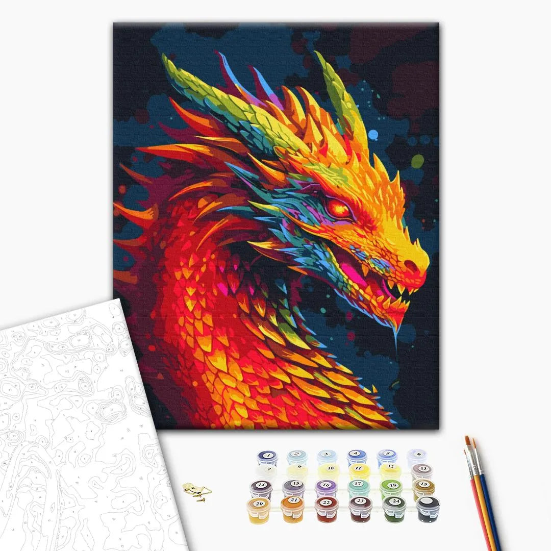 Неоновий дракон (BS53744)