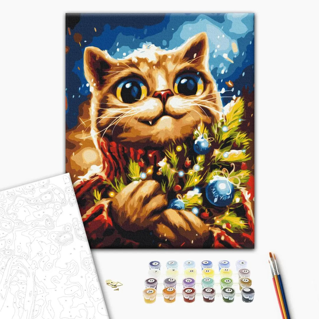 Новорічний котик © Маріанна Пащук (BS53870)
