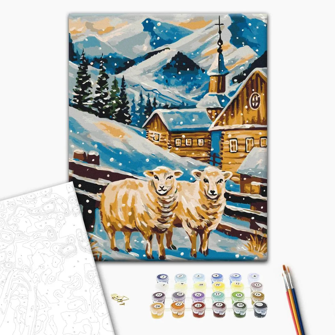 Засніжені овечки © Каріна Зіміна (BS54204)