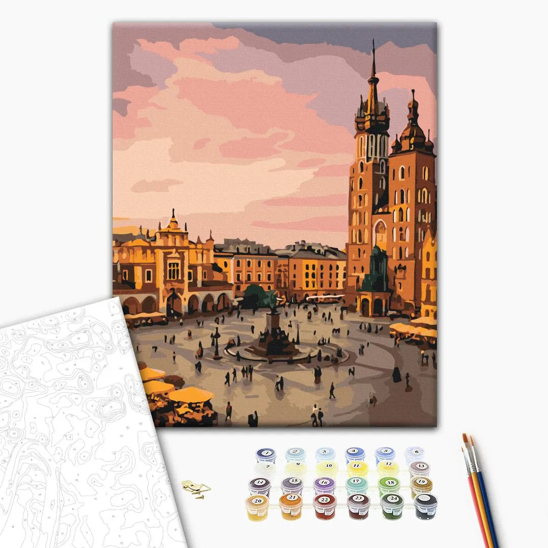 Серце Кракова при заході сонця (BS54544)