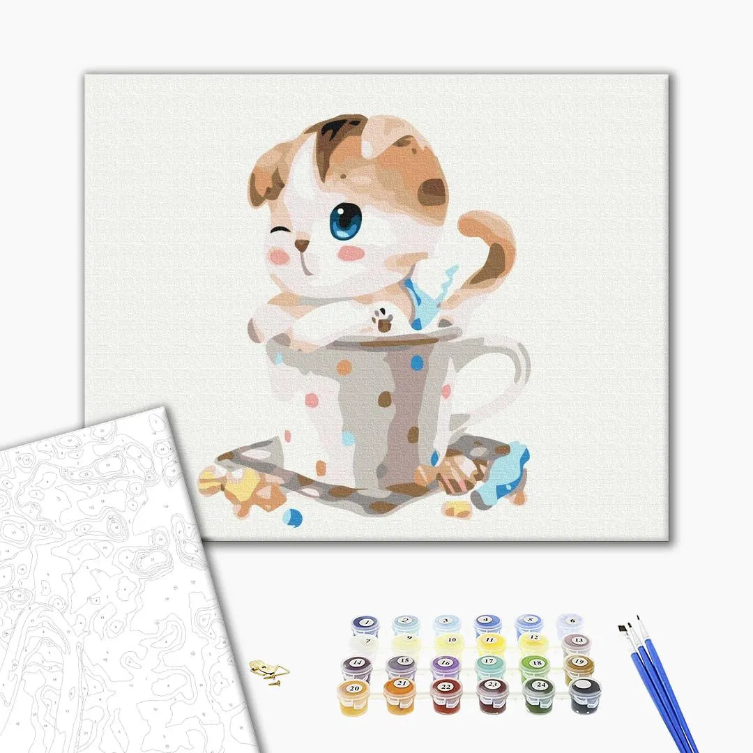 Кошеня в чашці (BS8395)