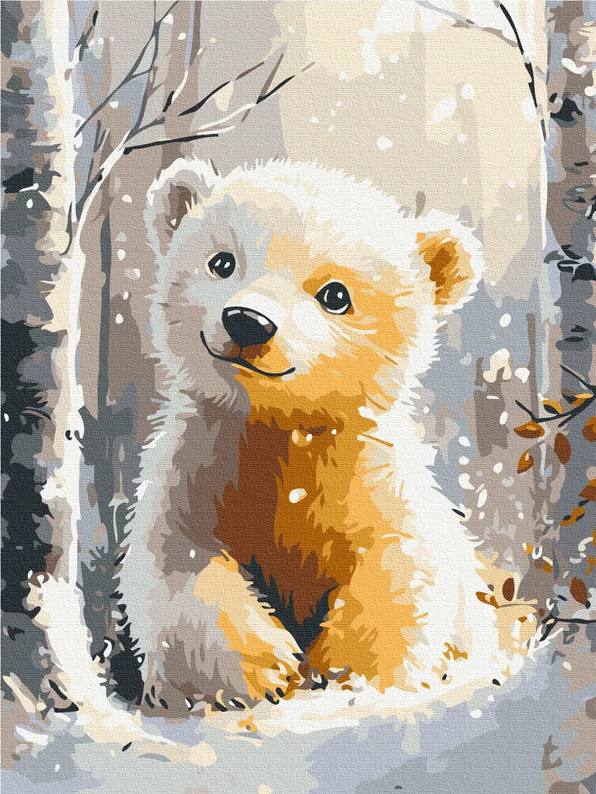 Милий білий ведмедик (RBS1021)