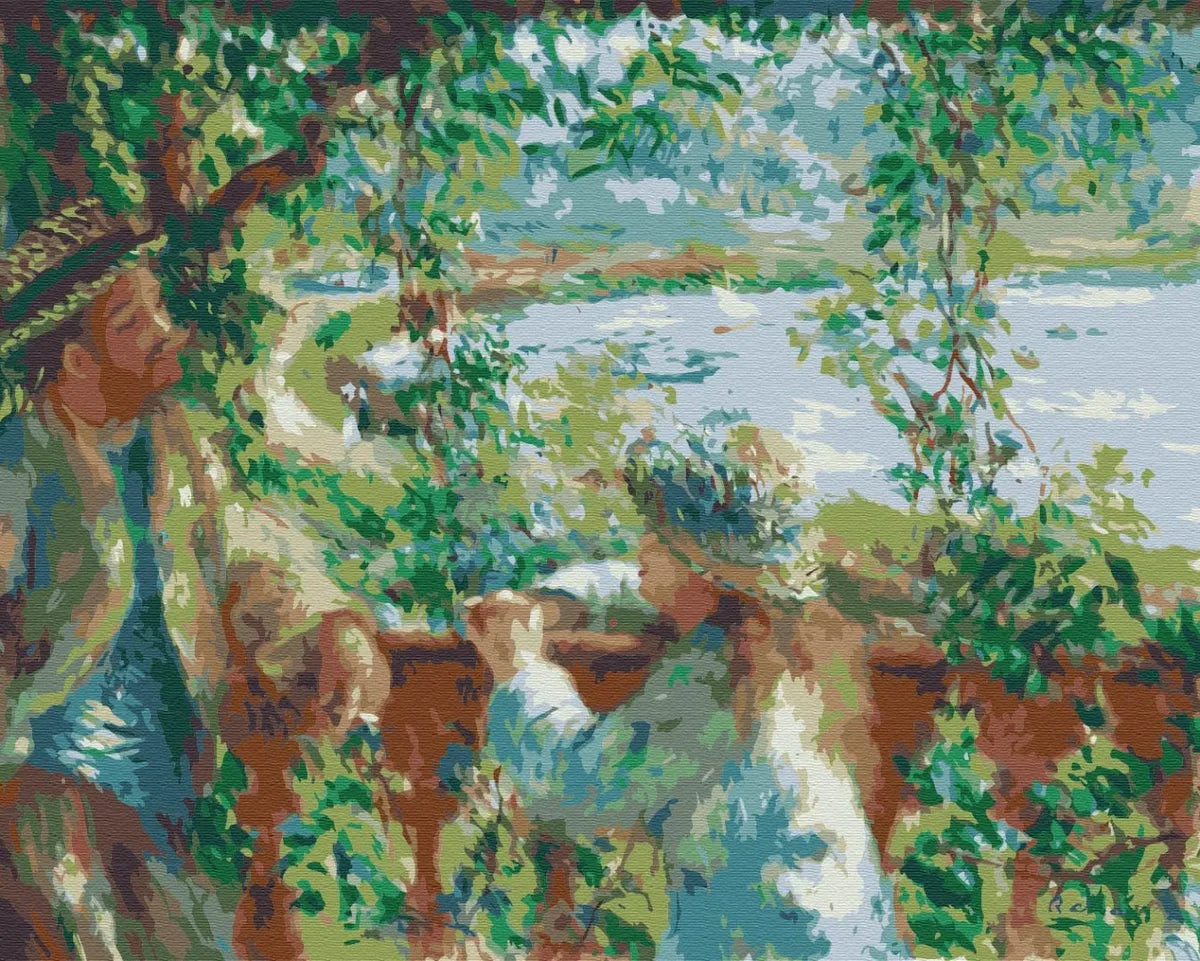 Біля озера. П'єр-Огюст Ренуар (BS51430)