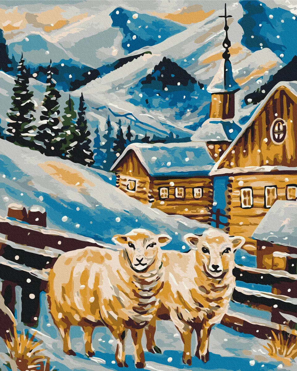 Засніжені овечки © Каріна Зіміна (BS54204)