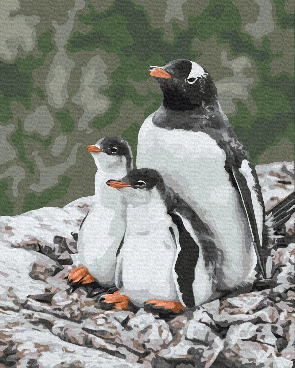 "Родина субантарктичних пінгвінів" © Тетяна Баглай (BS54263)