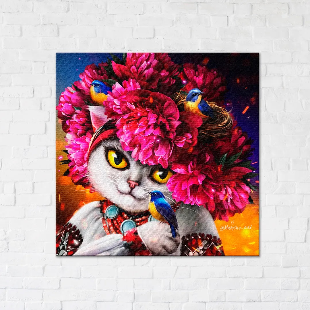 Квітуча киця ©marysha_art (CN53223S)