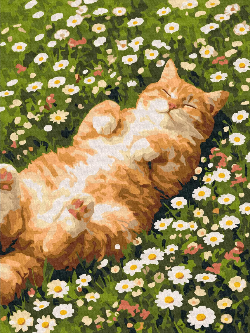 Котик у ромашках (RBS1064)