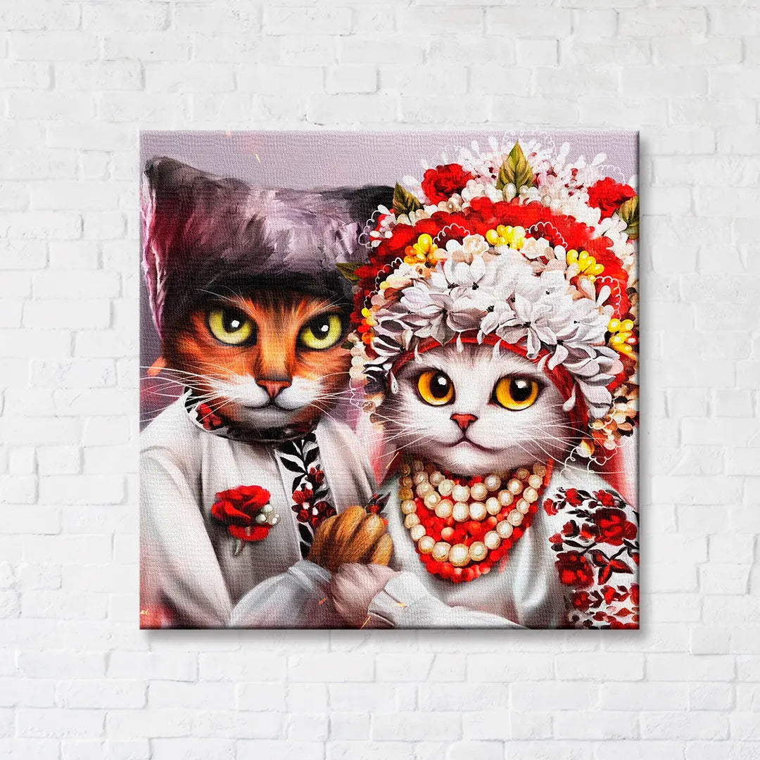Весілля котиків,котик українець ©Маріанна Пащук (CN53253S)