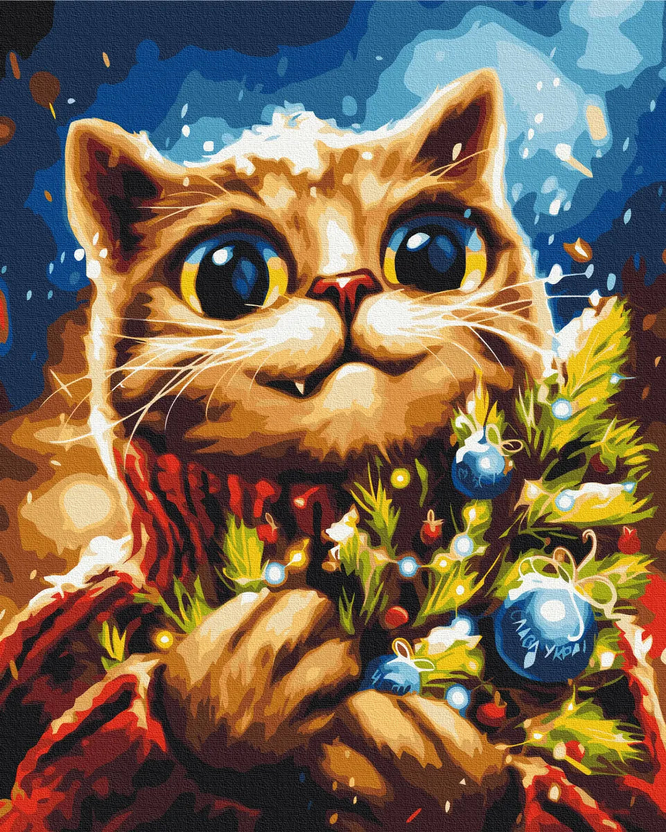 Новорічний котик © Маріанна Пащук (BS53870)